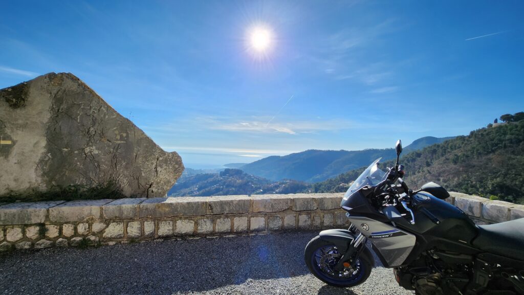 A nice view from the road leading from Sainte Agnès to Menton