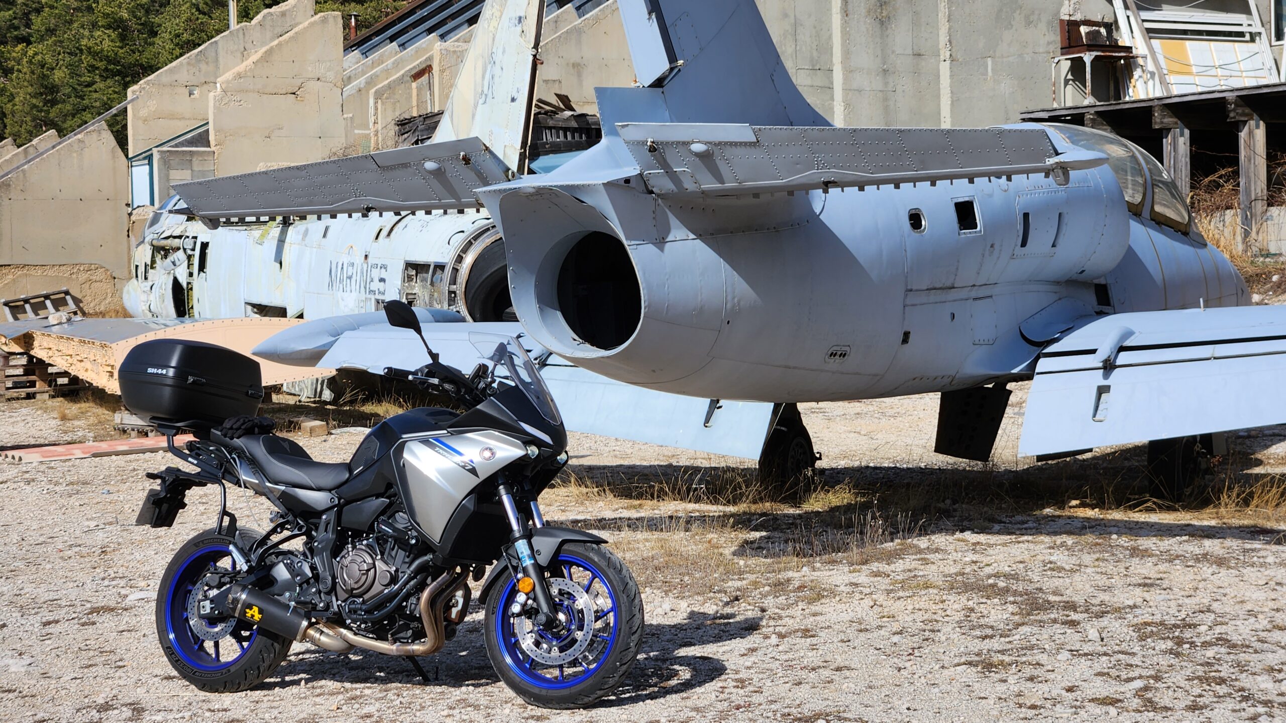 Abandoned military aircrafts in Gréolières les neiges