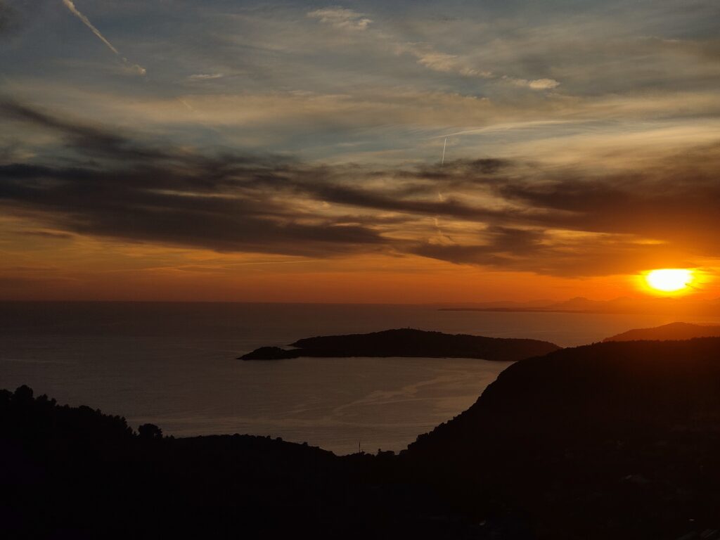 Haute Corniche between La Turbie and Eze